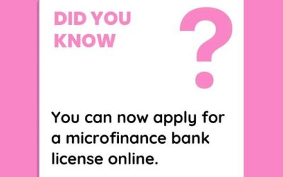 CURIOUS ON HOW TO APPLY FOR A MICROFINANCE BANK LICENCE?